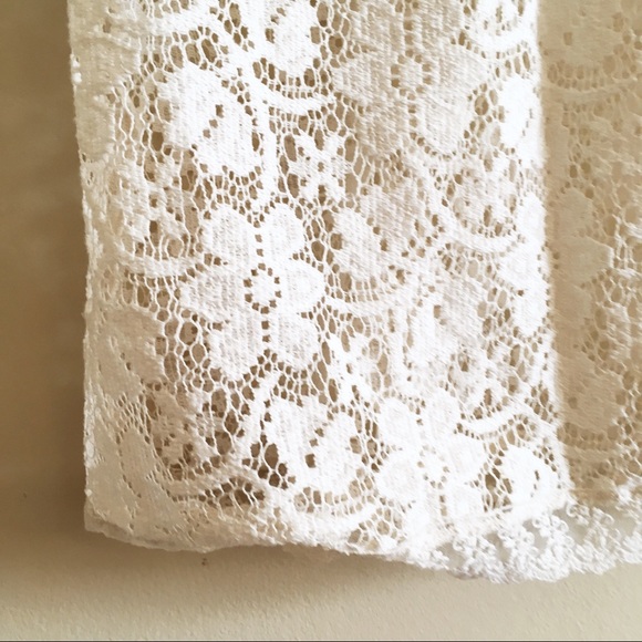 Betsey Johnson Lace Dress Swim Cover Collar XS-S - Picture 4 of 6